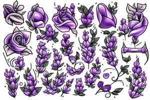 Lavender tattoo idea