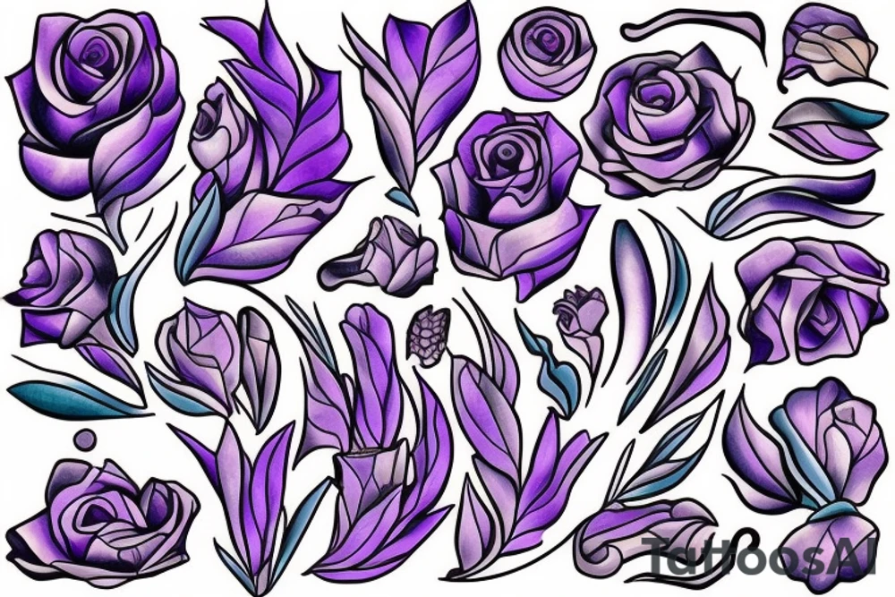 Lavender tattoo idea