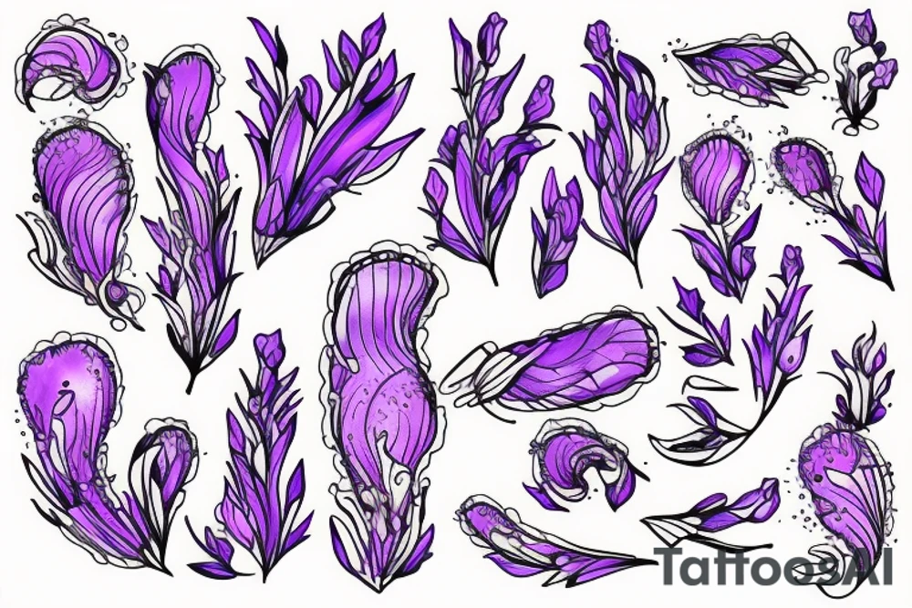 Lavender tattoo idea