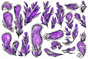 Lavender tattoo idea