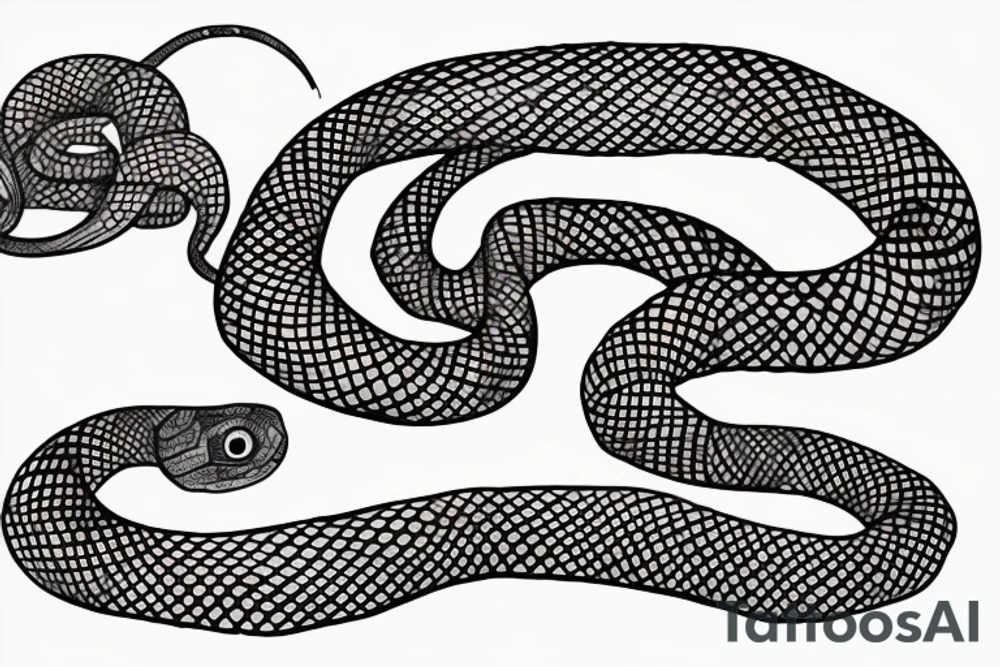Torso snake boho snake tatoo tattoo idea