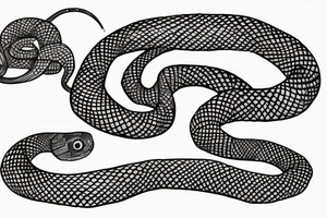 Torso snake boho snake tatoo tattoo idea