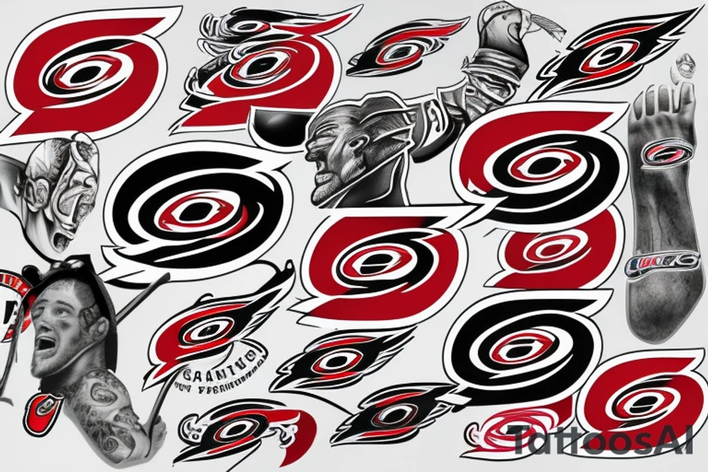 Carolina Hurricanes tattoo idea