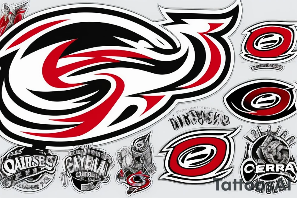 Carolina Hurricanes logo tattoo idea