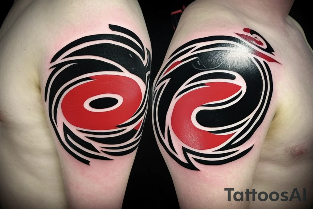 Carolina Hurricanes logo tattoo idea