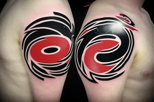 Carolina Hurricanes logo tattoo idea