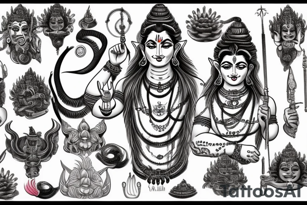 Lord Shiva tattoo idea