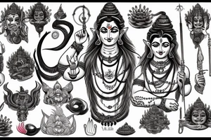 Lord Shiva tattoo idea