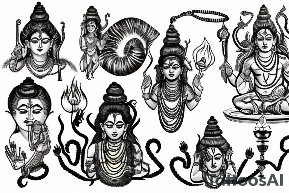 Lord Shiva tattoo idea