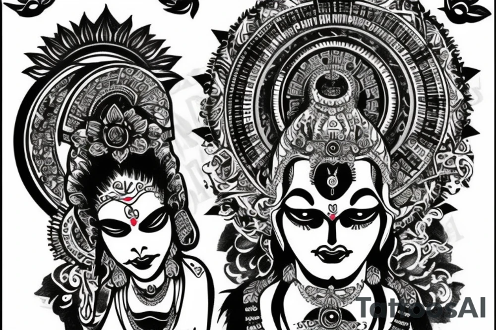 Mahakal tattoo idea