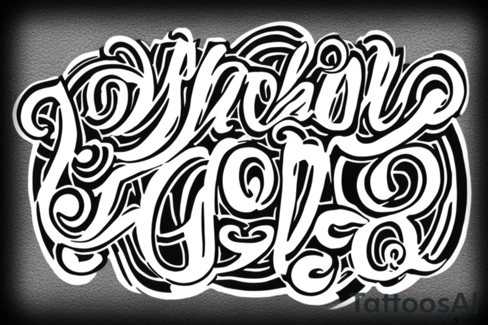 Aadhya name tattoo idea