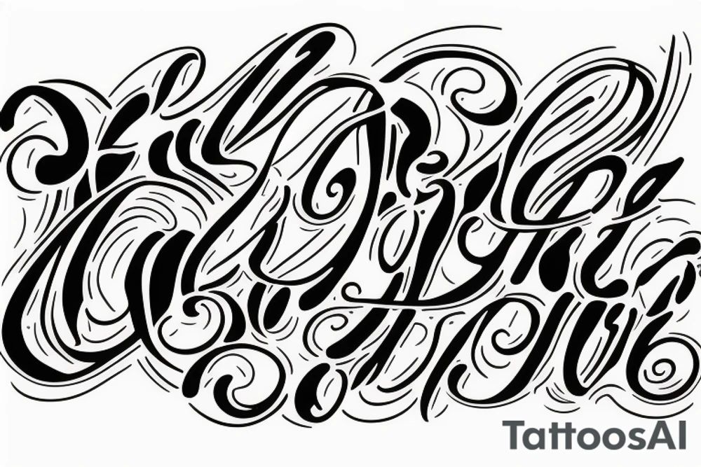 Name tattoo idea
