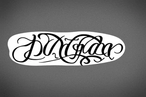 Custom Name Logo Tattoo Design for Word Aadhya tattoo idea