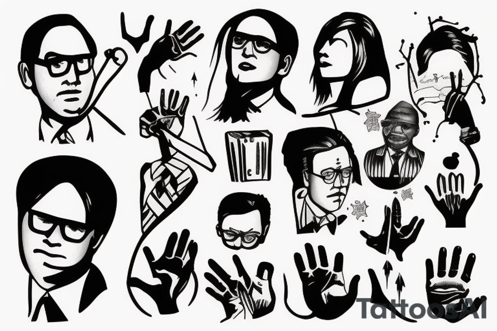 dwight from the office tattoo idea