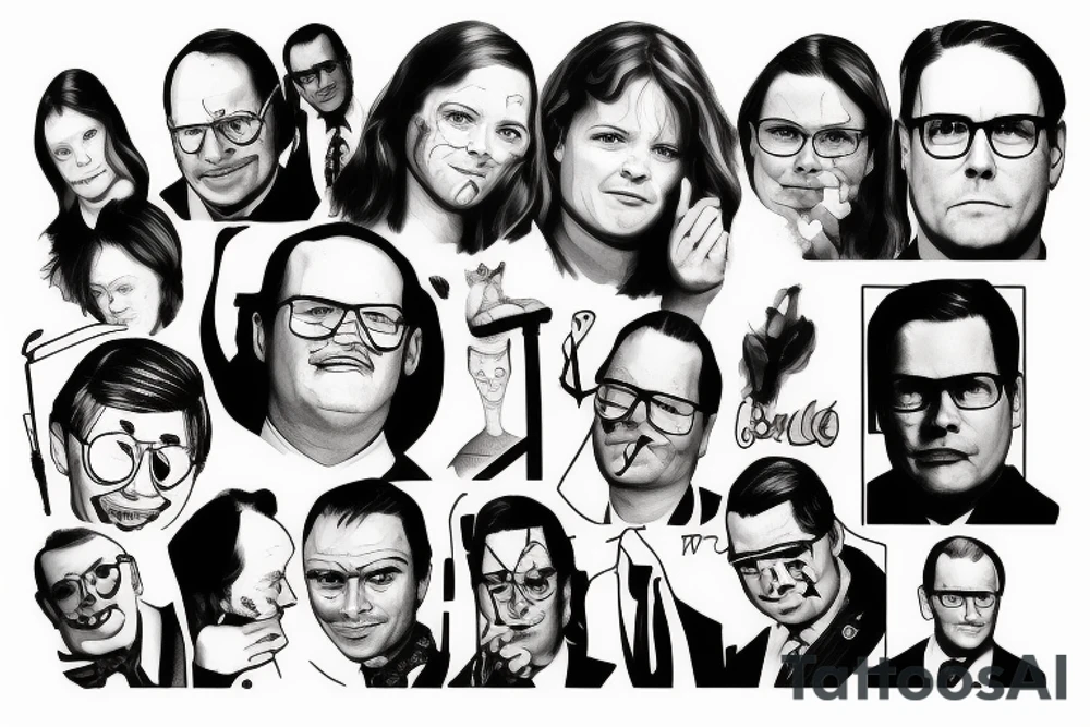 dwight from the office tattoo idea