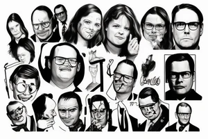 dwight from the office tattoo idea