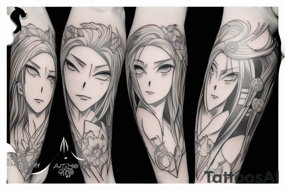 anime tattoo idea