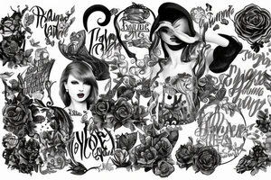 Taylor swift tattoo idea