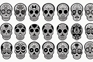 Day of the dead tattoo idea