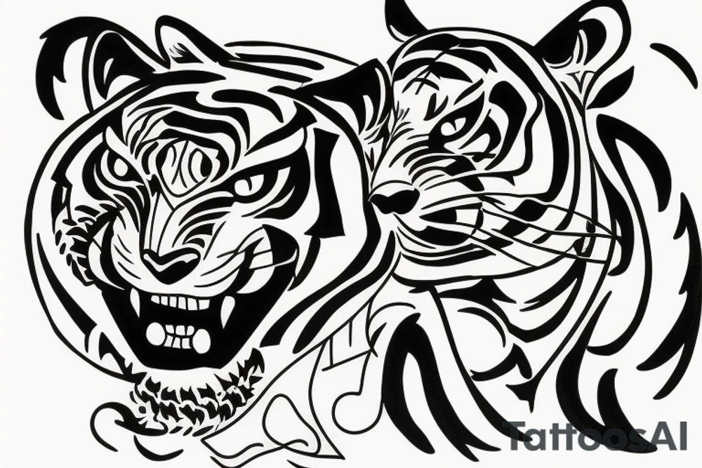 Tiger tattoo idea