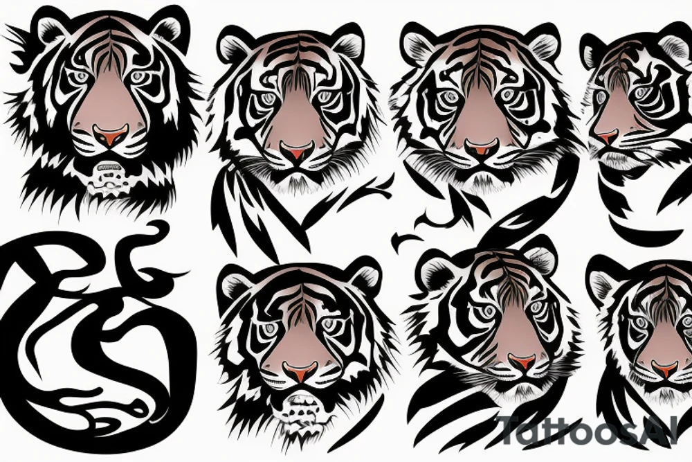 Tiger tattoo idea