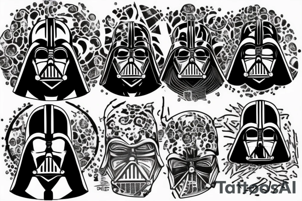 Darth vader with an elden ring symbol on his chest tattoo idea Darth vader with an elden ring symbol on his chest tattoo idea