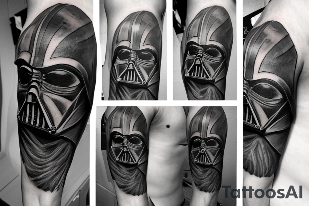 Darth vader with an elden ring symbol on his chest tattoo idea Darth vader with an elden ring symbol on his chest tattoo idea