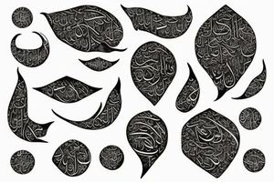 Arabic calligraphy tattoo idea