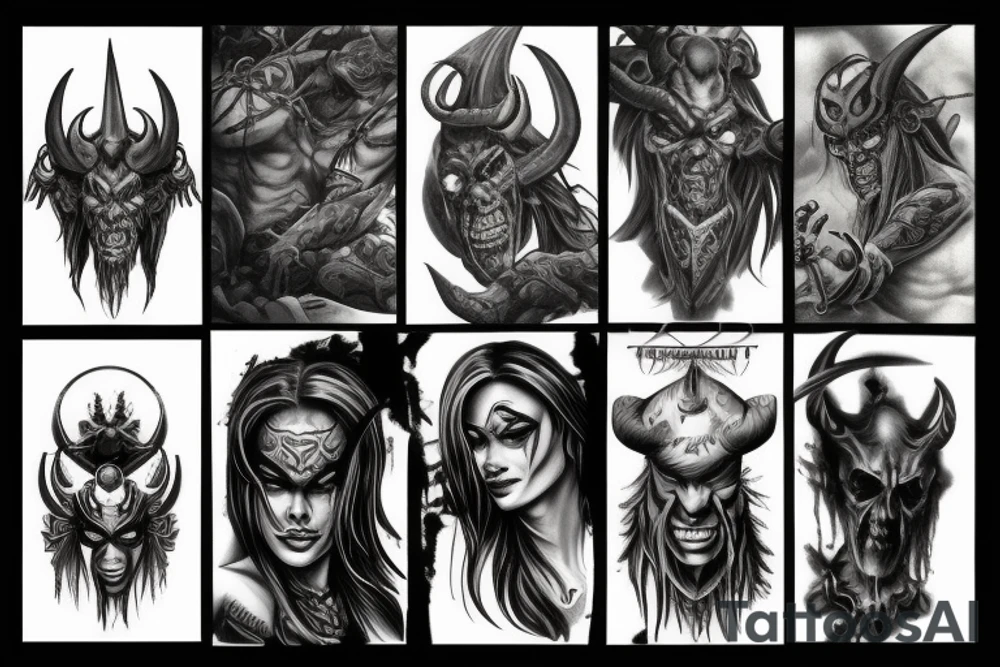 Illidan tattoo idea
