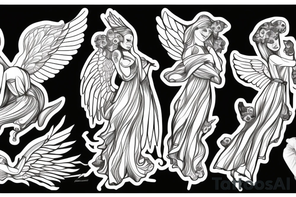 angel tattoo idea
