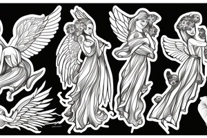 angel tattoo idea