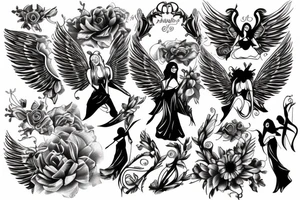 angel tattoo idea