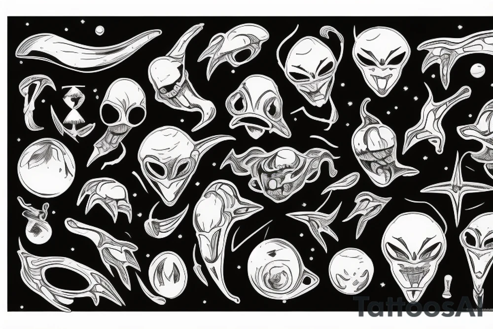 Alien tattoo idea