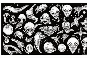 Alien tattoo idea