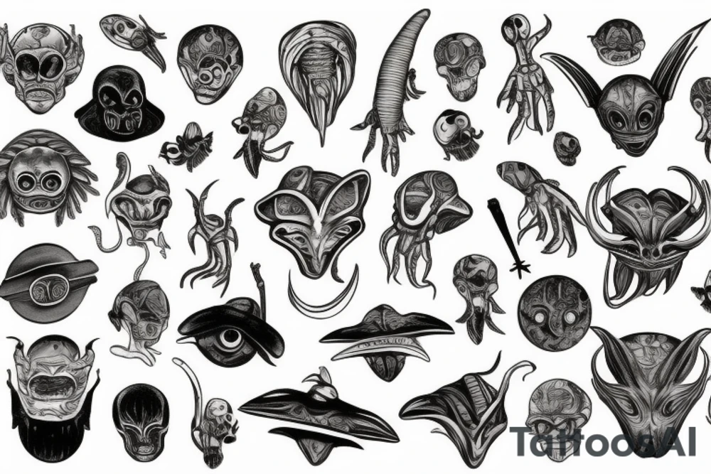 Alien tattoo idea