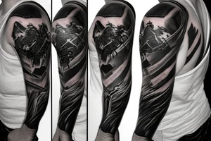 dark knight armor tattoo idea
