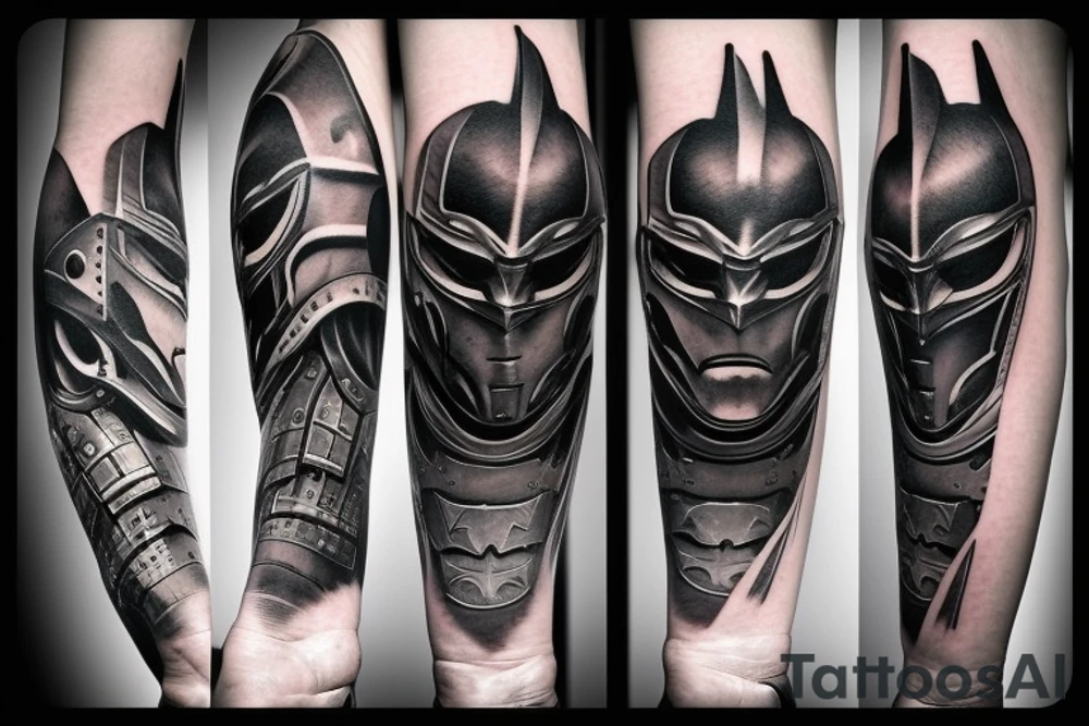 dark knight armor tattoo idea