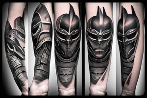 dark knight armor tattoo idea