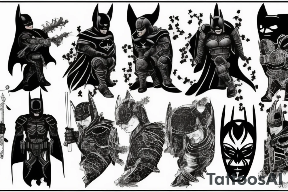 dark knight armor tattoo idea
