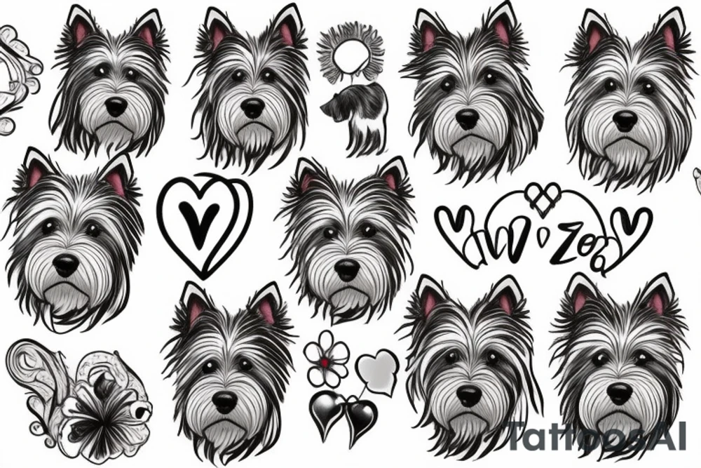 west highland terrier
heart
crazy tattoo idea