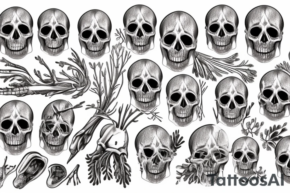 anatomy
skull
carrot tattoo idea