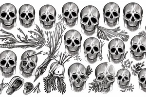 anatomy
skull
carrot tattoo idea