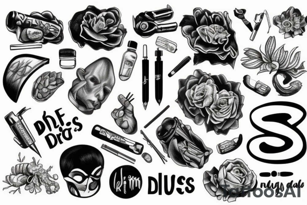 drugs tattoo idea