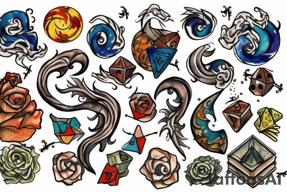 D&D apostrophe tattoo idea