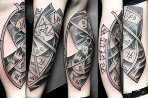 Dungeons and Dragons themed apostrophe tattoo tattoo idea