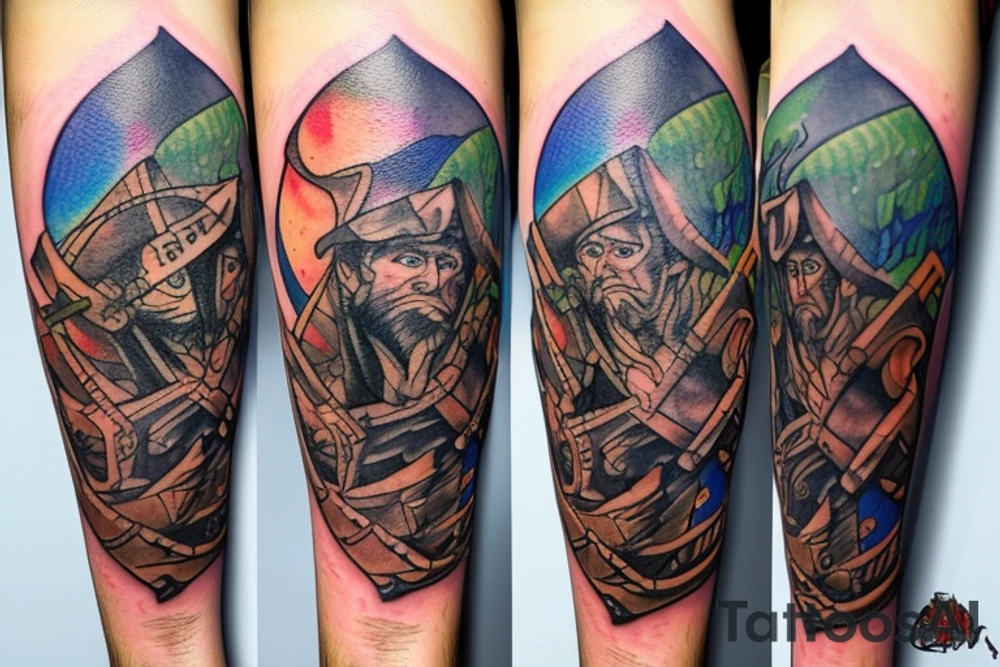 Dungeons and Dragons themed apostrophe tattoo tattoo idea