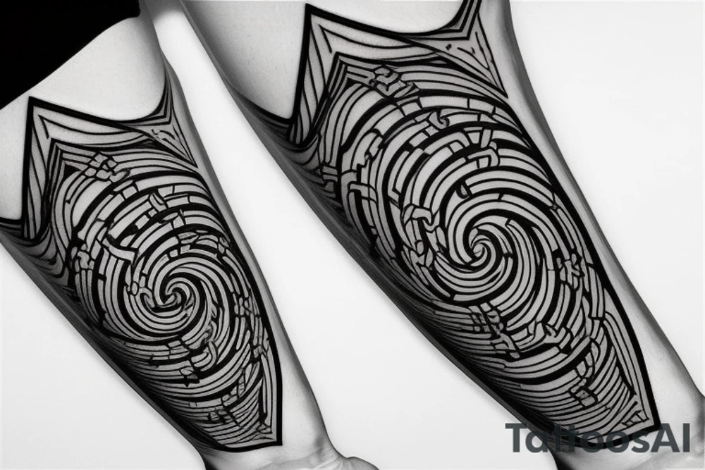 Maze apostrophe tattoo tattoo idea