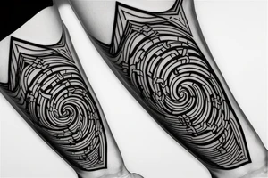Maze apostrophe tattoo tattoo idea