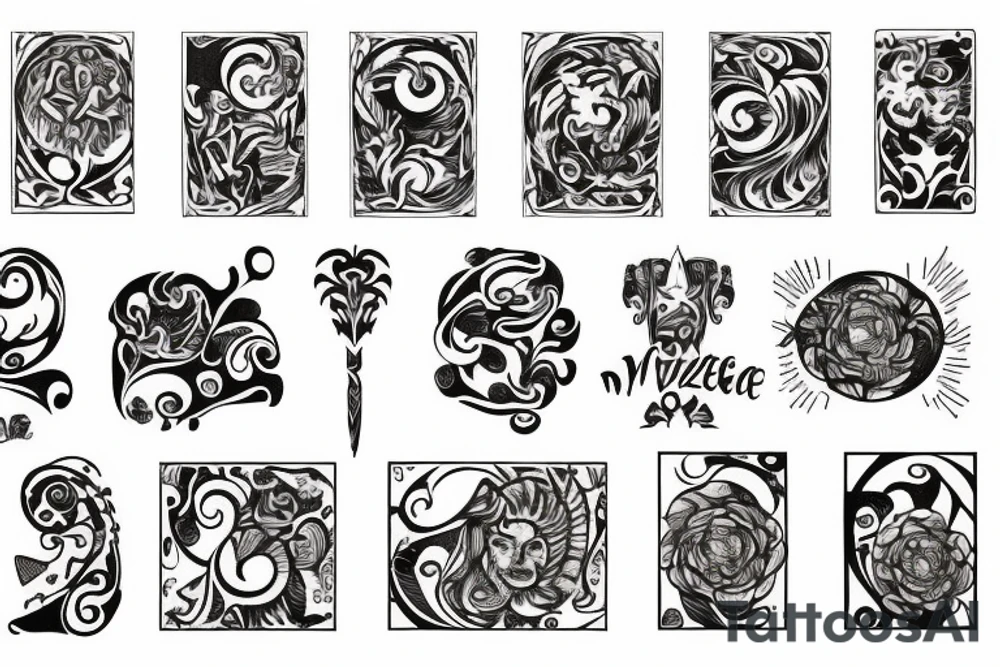 Maze apostrophe tattoo tattoo idea