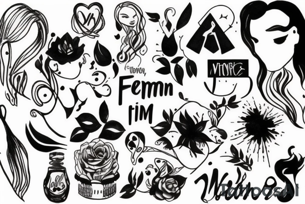 feminism logo tattoo idea